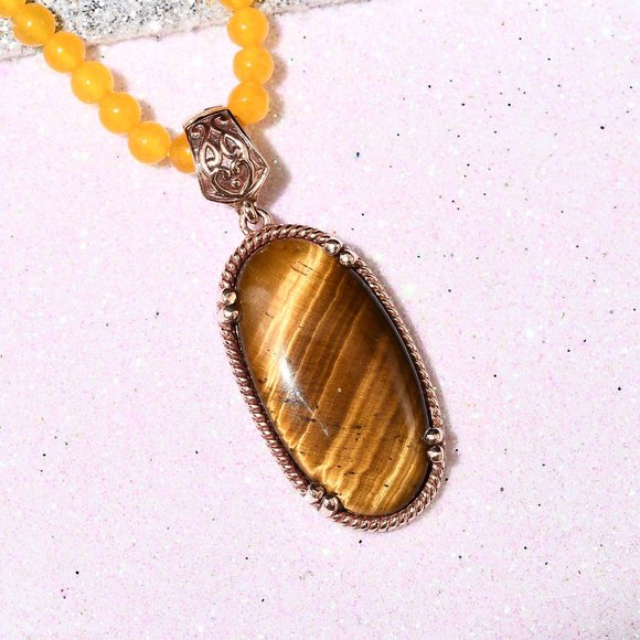 South African Tigers Eye Pendant - Picture 2 of 5